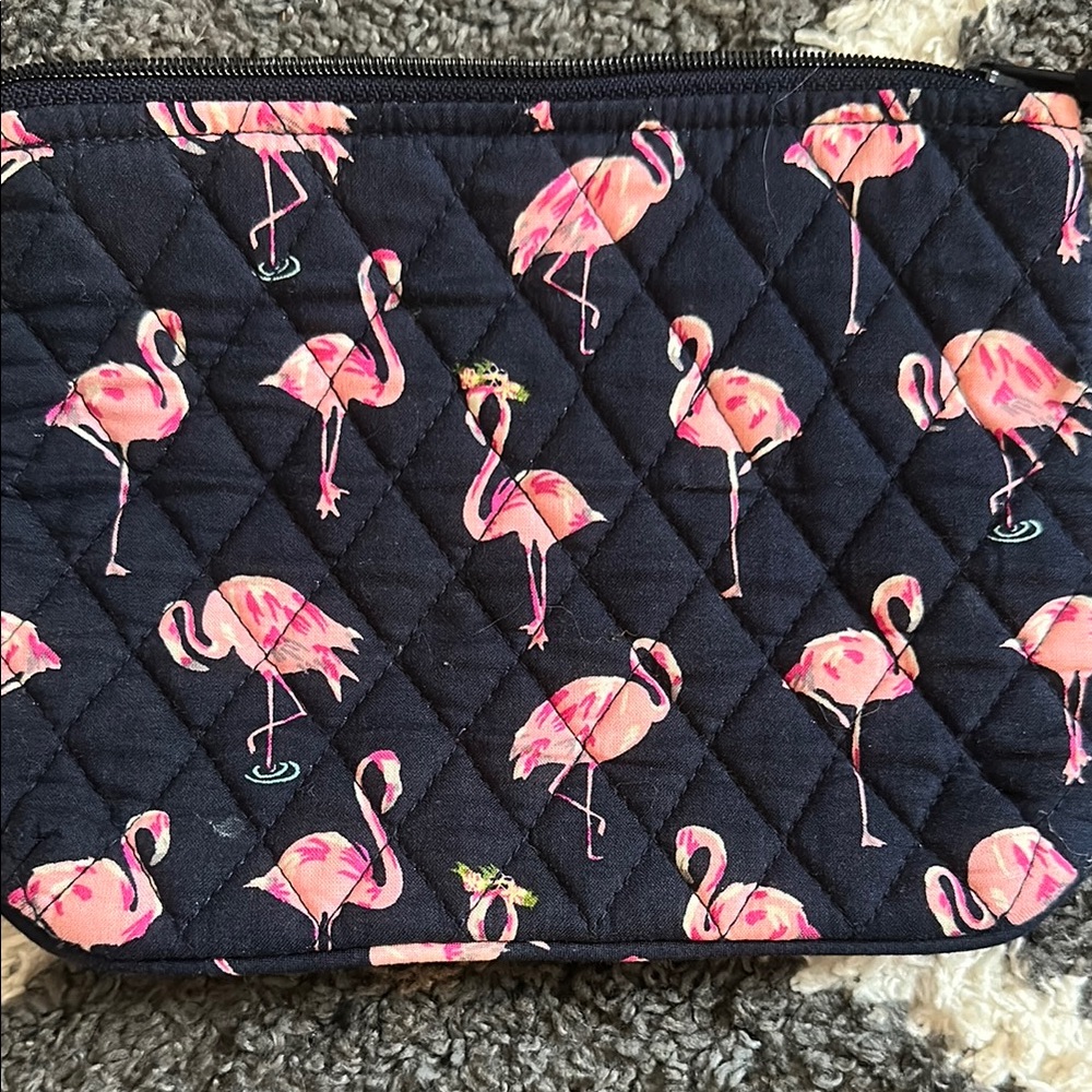 Vera Bradley Flamingo Print Accessory Set - Pink and Black - Picture 6 of 7